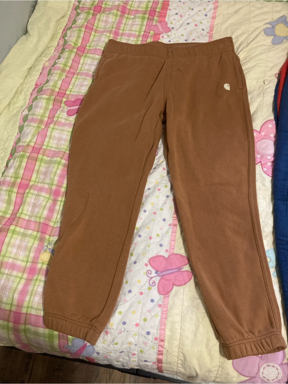 Carhartt women’s Brown Fleece sweatpants/joggers
